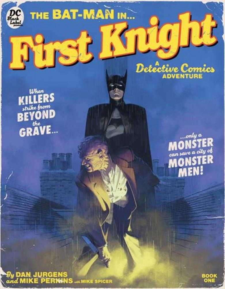The Bat-Man First Knight #1 (Of 3) Cover C Marc Aspinall Pulp Novel Variant (Mature) - gabescaveccc