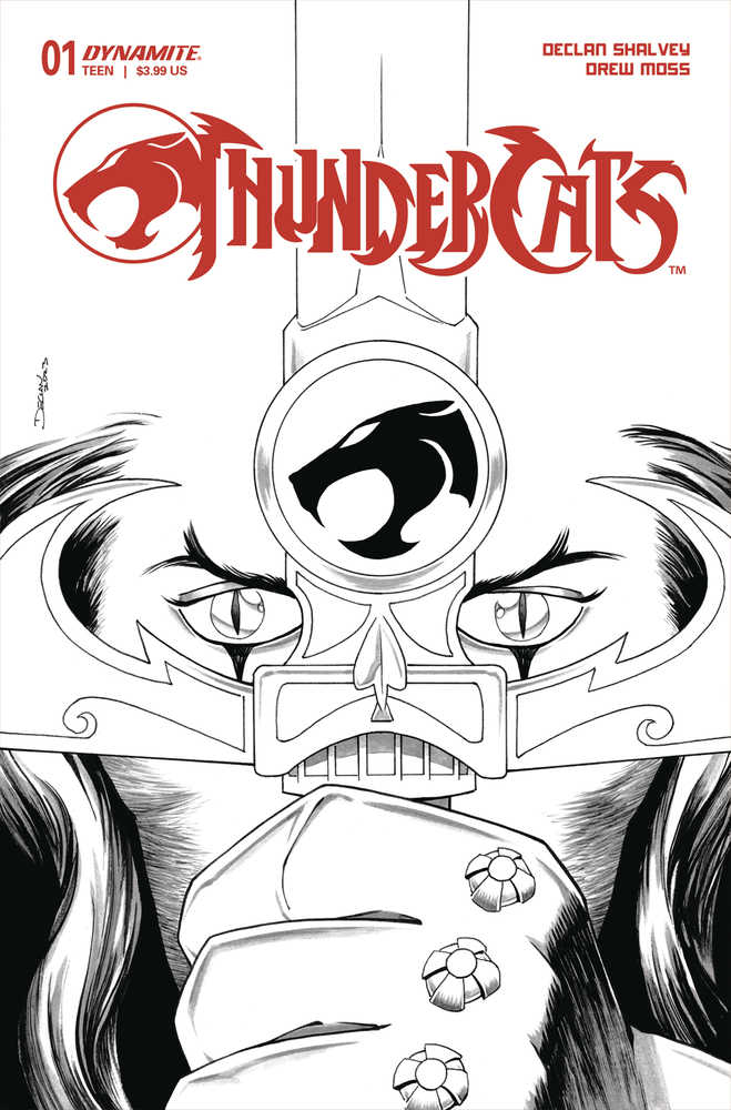 Thundercats #1 Cover Q 10 Copy Variant Edition Shalvey Line Art - gabescaveccc