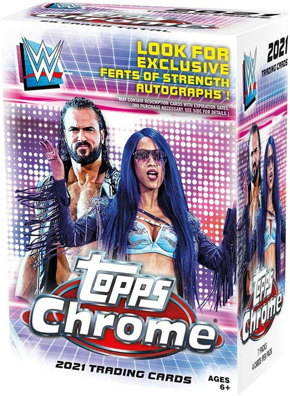 Topps Chrome WWE 2021 cards - gabescaveccc