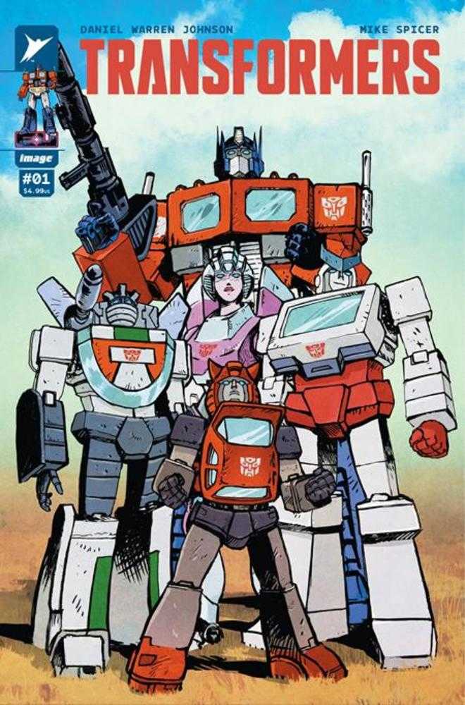 Transformers #1 Cover B Johnson & Spicer - gabescaveccc