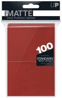 Ultra Pro Pro-Matte Red Deck Protector Packs 100 Count - gabescaveccc