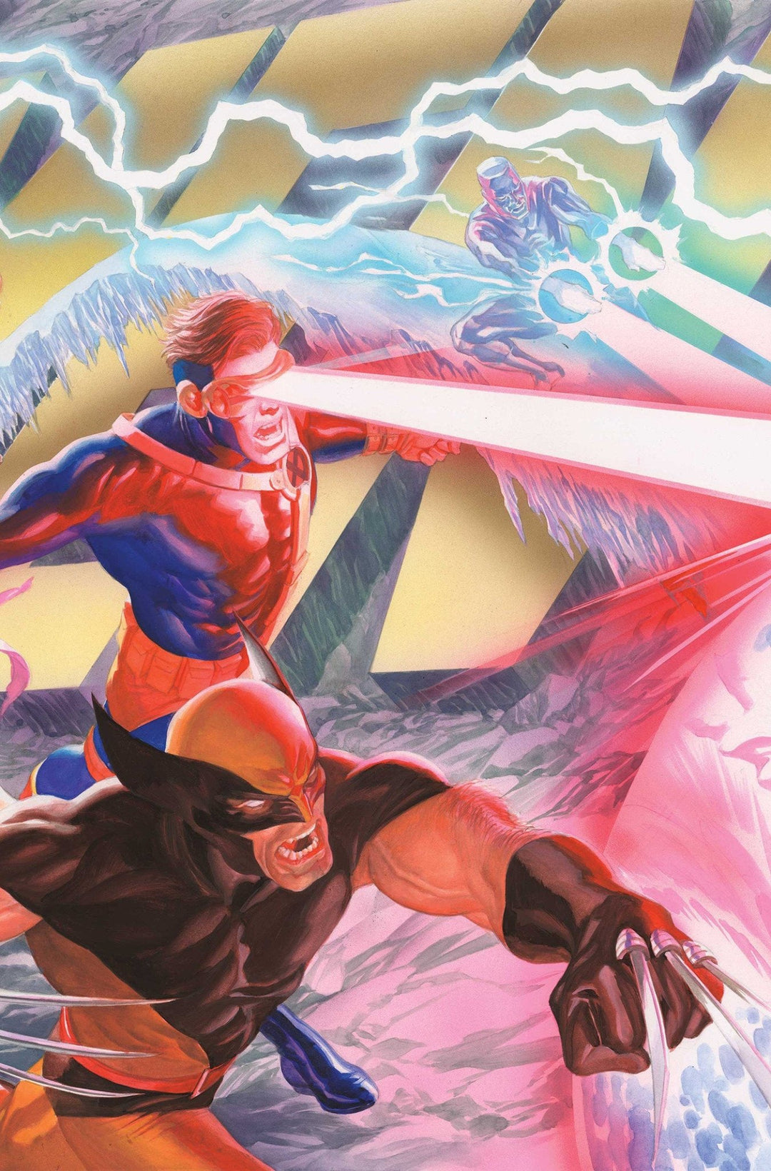 Uncanny Avengers 1 Alex Ross Connecting X-Men Variant Part A [G.O.D.S., Fall] - gabescaveccc