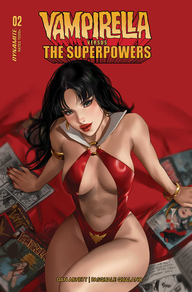 Vampirella vs Superpowers #2 Cover B Leirix - gabescaveccc