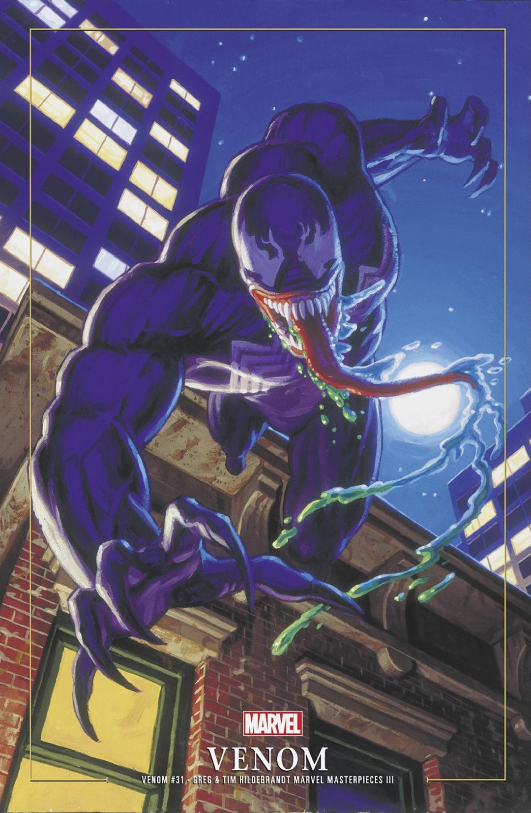 Venom #31 Greg And Tim Hildebrandt Venom Marvel Masterpieces III Variant - gabescaveccc