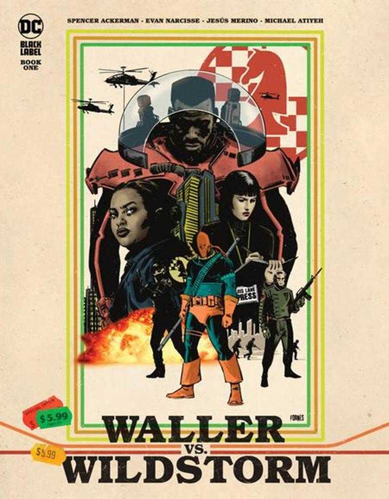 Waller vs Wildstorm #1 (Of 4) Cover A Jorge Fornes (Mature) - gabescaveccc