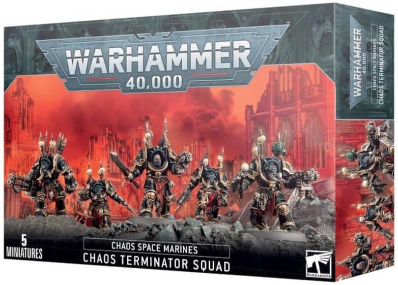 Warhamer 40,000 Chaos Terminator Squad - gabescaveccc