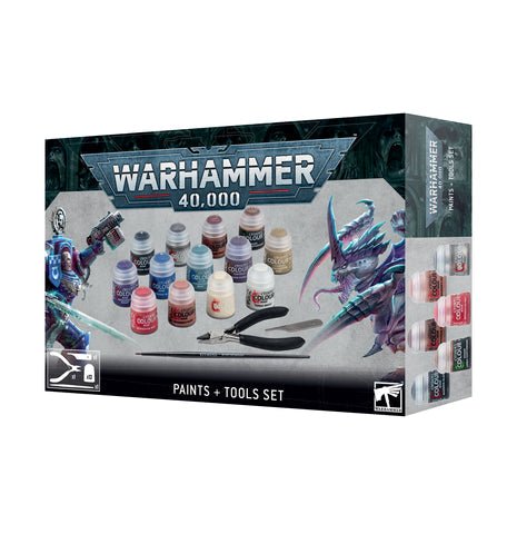 Warhammer 2023 40K PAINT AND TOOLS SET - gabescaveccc