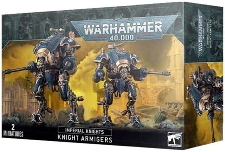 Warhammer 40K Imperial Knights-Knight Armigers - gabescaveccc