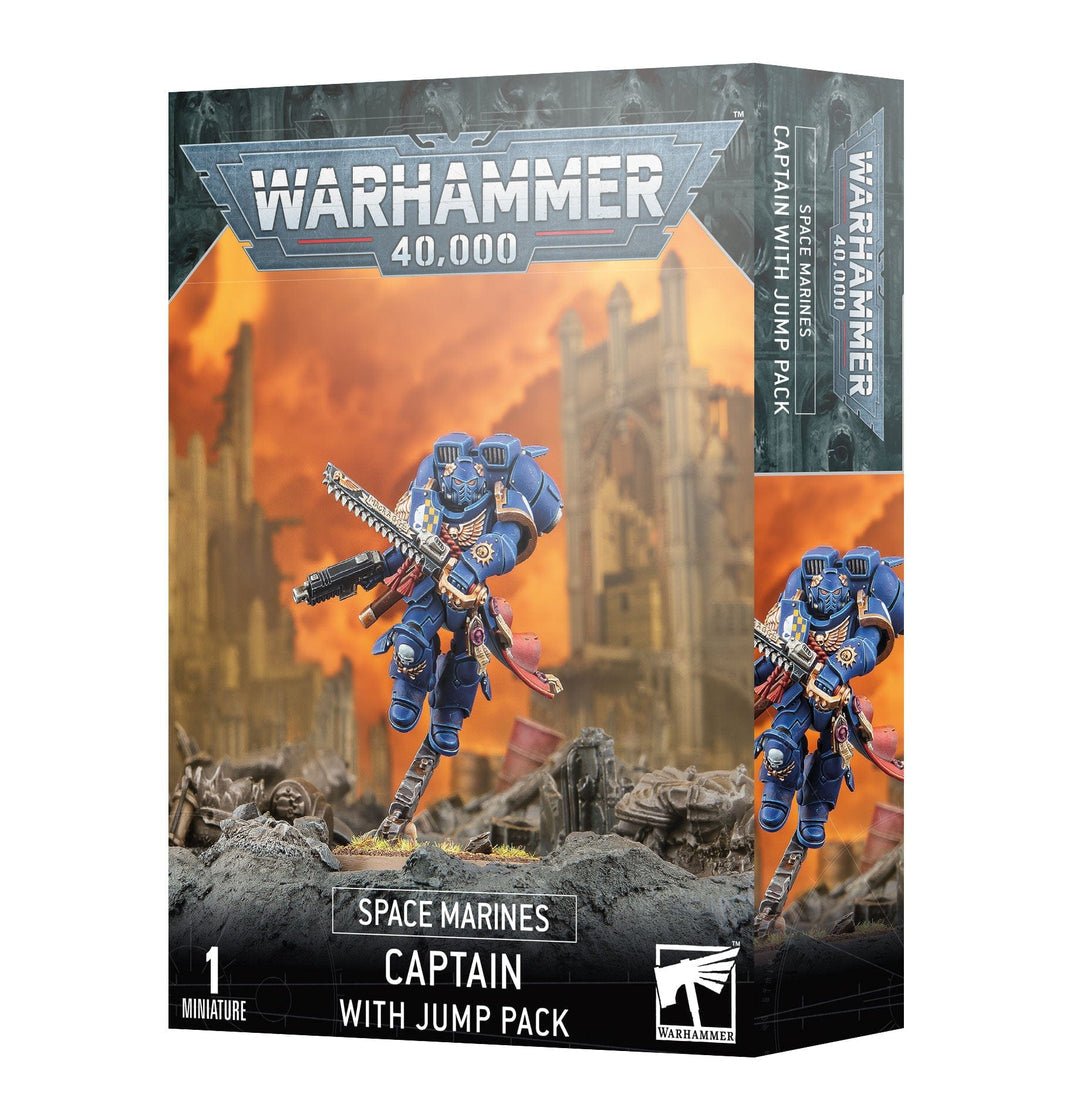 Warhammer 40K: Space Marines - Captain With Jump Pack - gabescaveccc