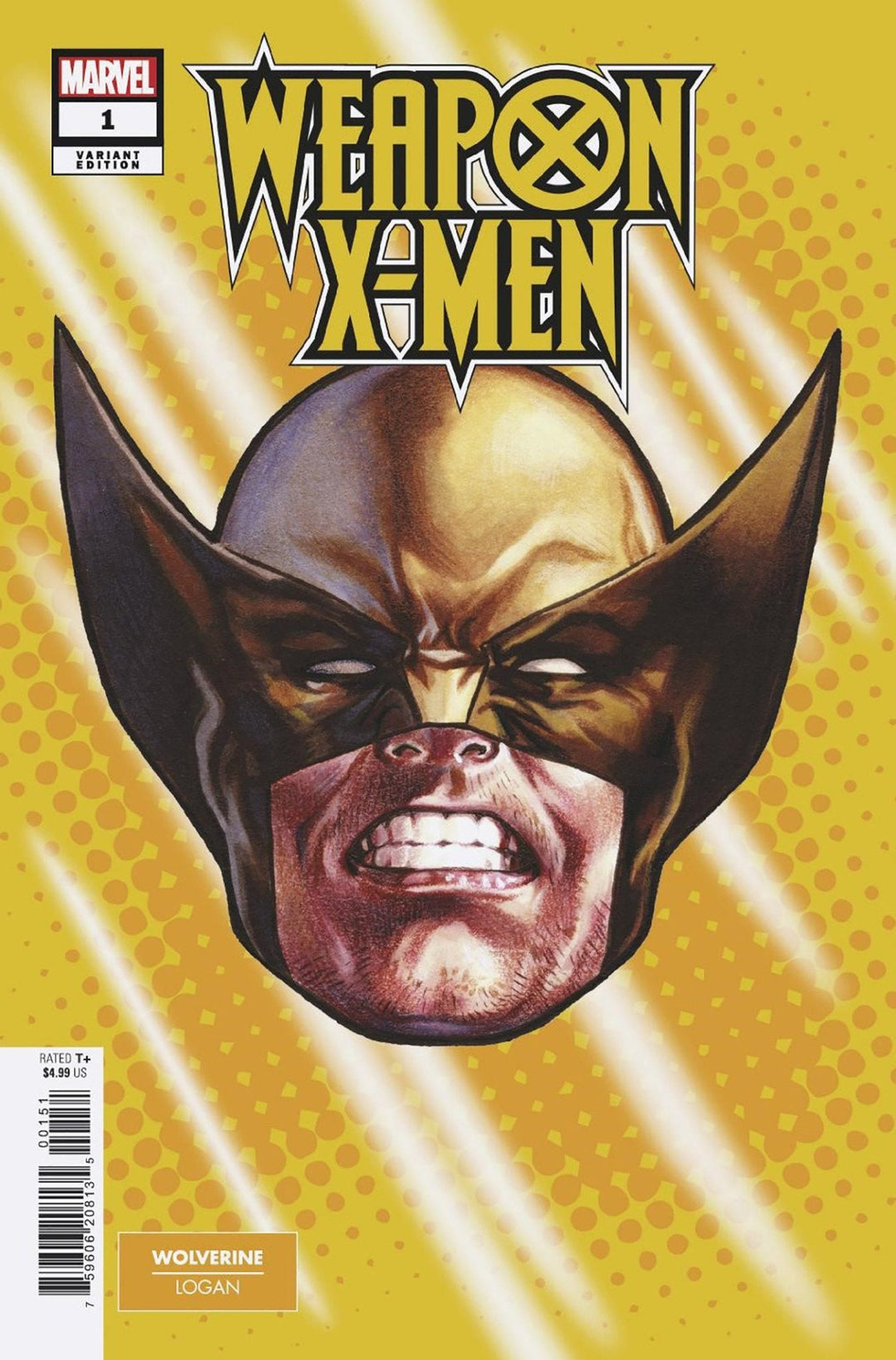 Weapon X-Men #1 Mark Brooks Headshot Variant - gabescaveccc