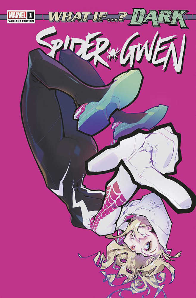 What If...? Dark: Spider-Gwen 1 Rose Besch Variant - gabescaveccc