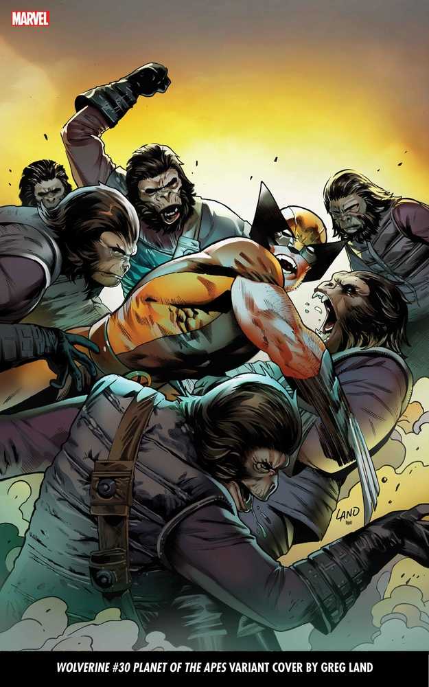 Wolverine #30 Land Planet Of Apes Variant - gabescaveccc