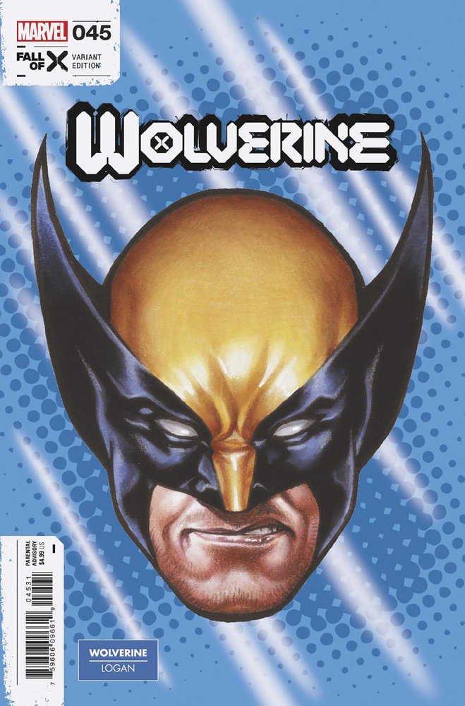 Wolverine #45 Mark Brooks Headshot Variant - gabescaveccc