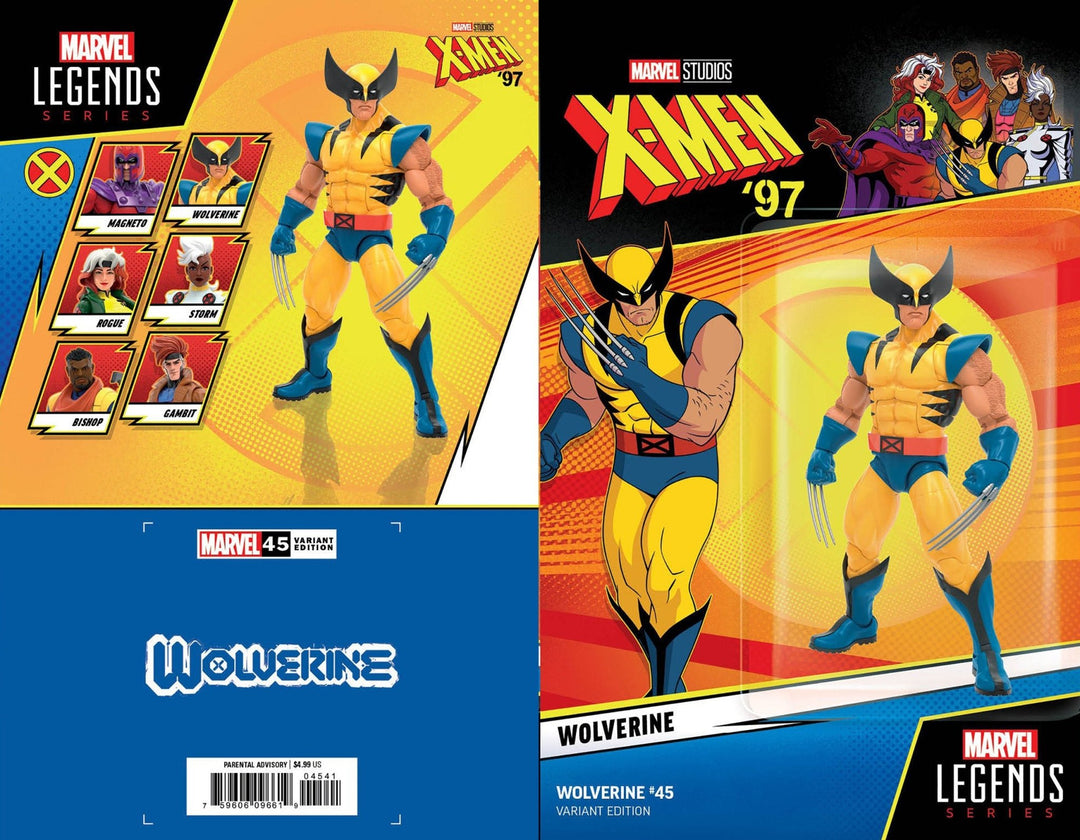Wolverine #45 X-Men 97 Wolverine Action Figure Variant - gabescaveccc