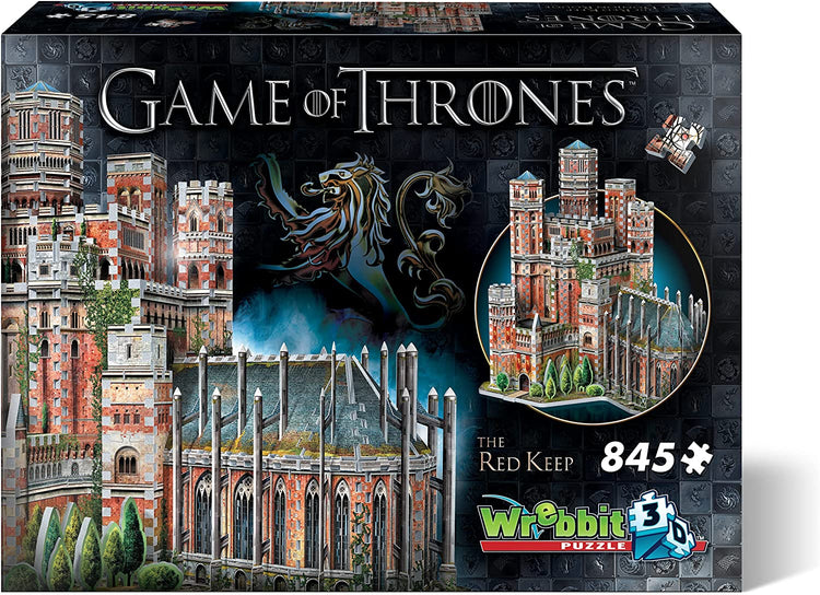 Wrebbit 3D - Game of Thrones The Red Keep 3D Jigsaw Puzzle (845 Piece) GOTRK - gabescaveccc