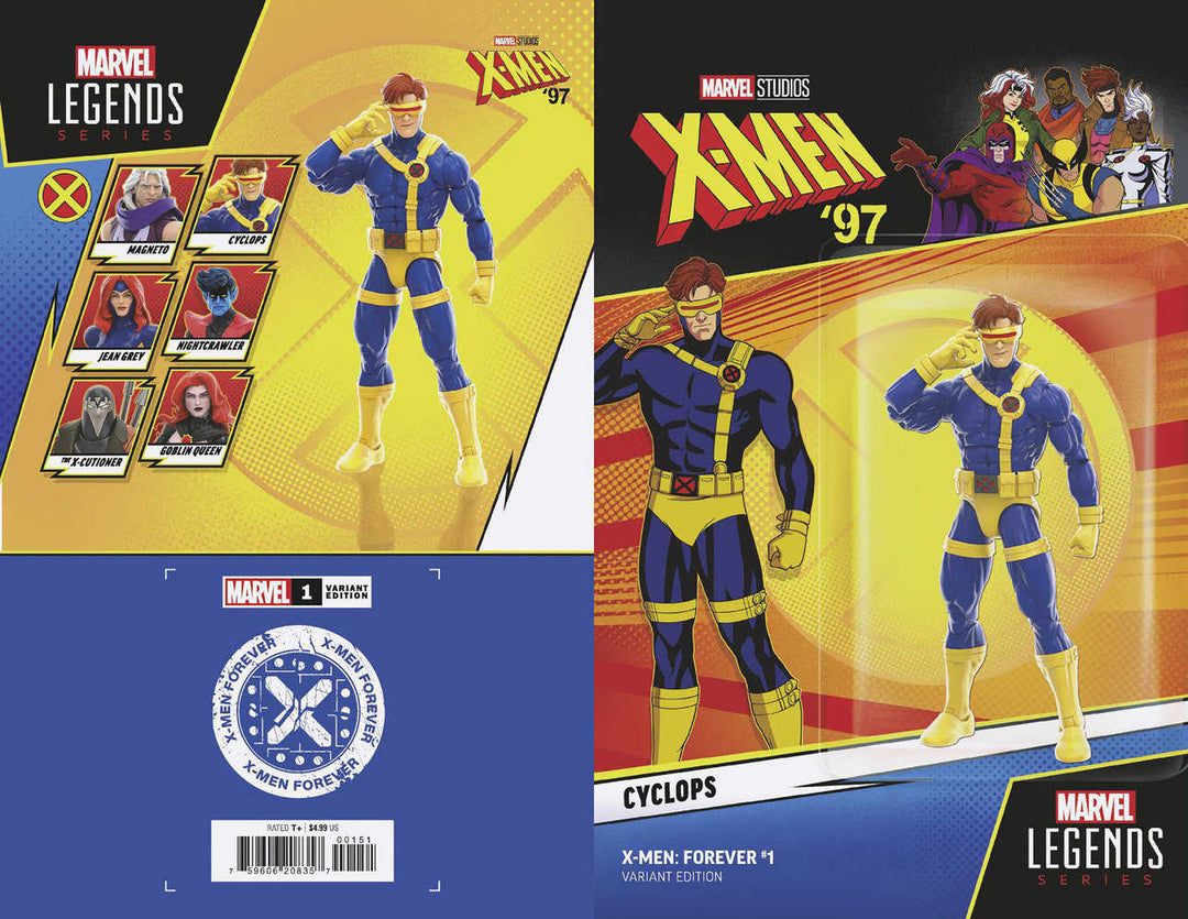 X-Men: Forever #1 X-Men 97 Cyclops Action Figure Variant [Fhx] - gabescaveccc