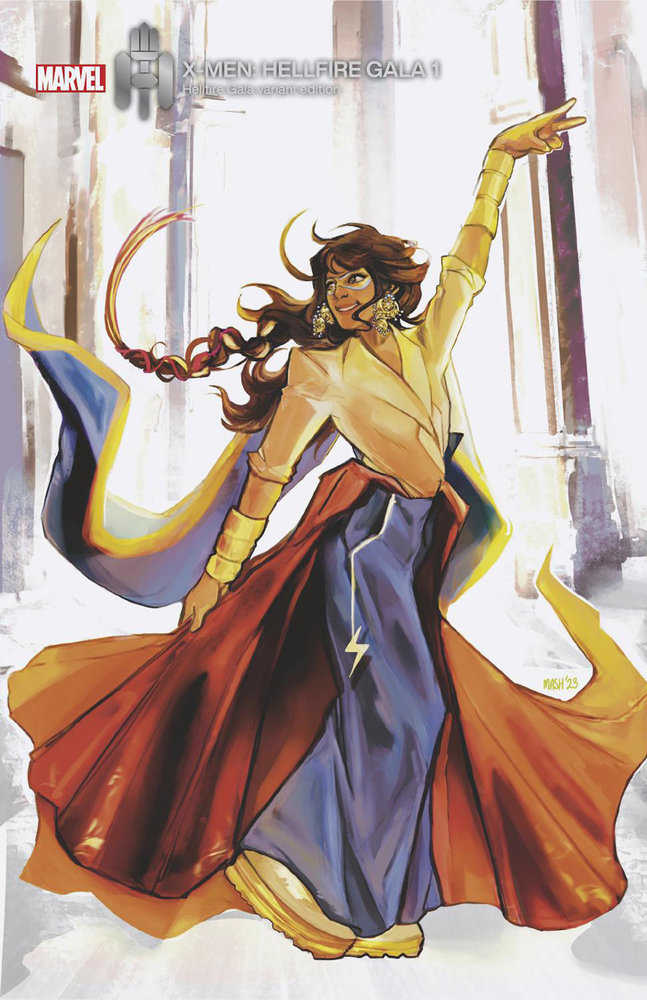 X-Men: Hellfire Gala 2023 1 Mashal Ahmed Hellfire Gala Spoiler Variant - gabescaveccc