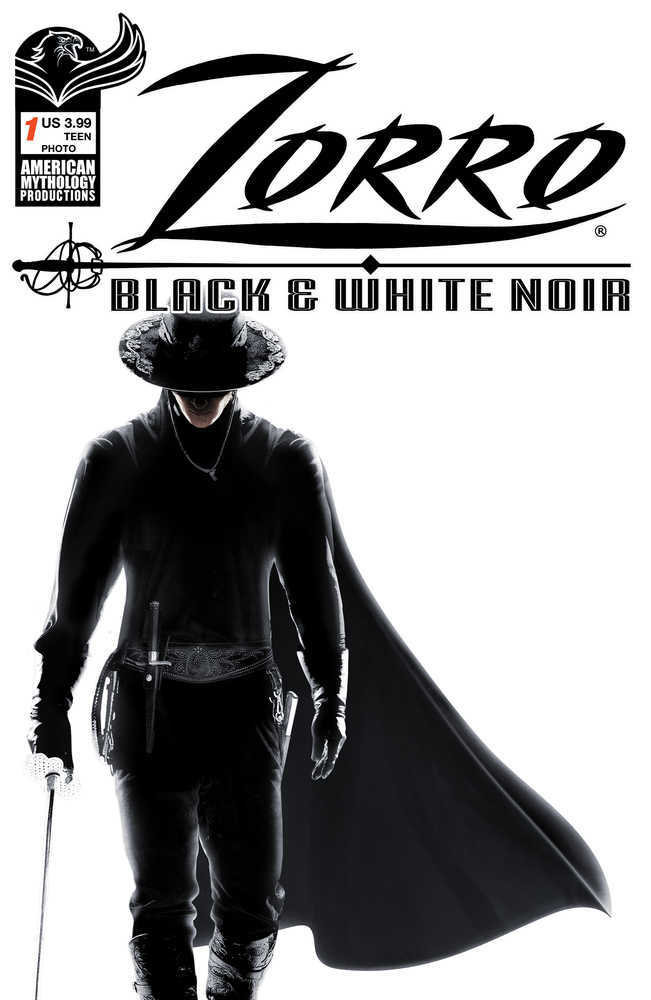 Zorro Black & White Noir #1 Cover C Photo - gabescaveccc