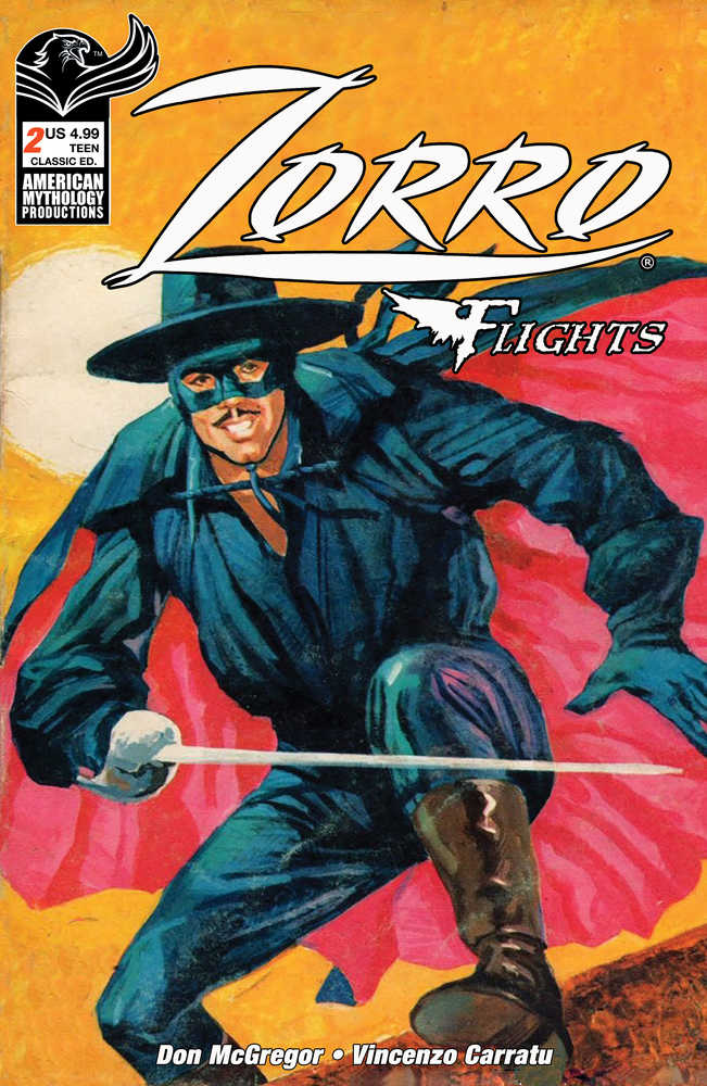 Zorro Flights #2 Cover B Classic Variant - gabescaveccc